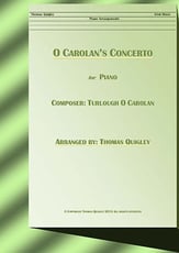 O Carolan's Concerto piano sheet music cover